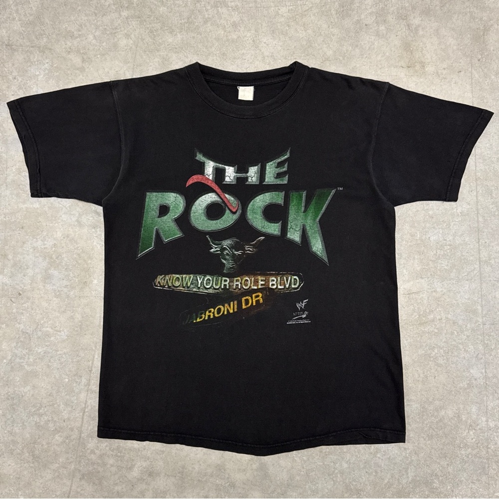 Vintage The Rock WWF Shirt